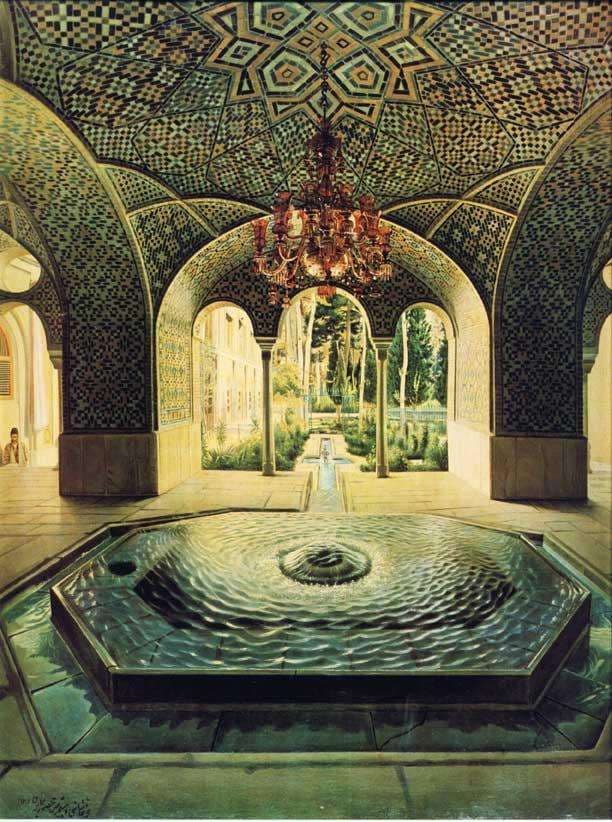 The spring hall of Golestan Palace — Kamal-ol-Molk