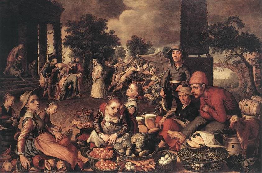 Christ and the Adulteress — Pieter Aertsen