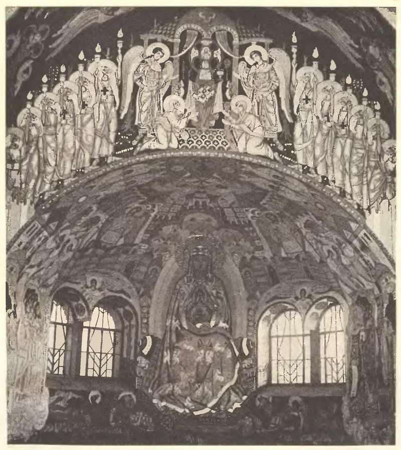 Internal painting of the church in Talashkino — Nicholas Roerich