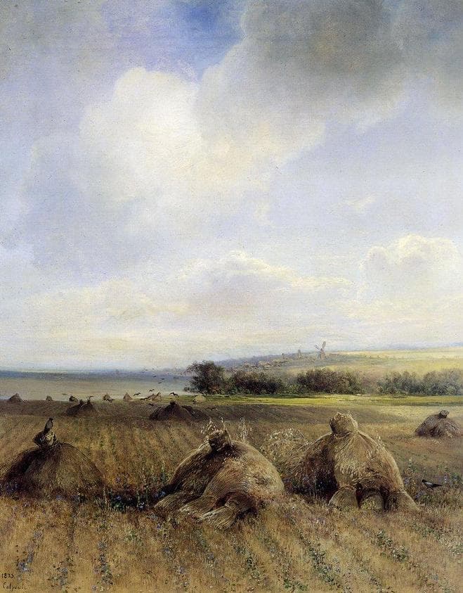 By late summer, on the Volga — Alexei Savrasov