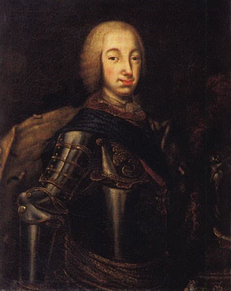 Portrait of Grand Duke Peter Fedotovich (later Peter III), — Aleksey Antropov