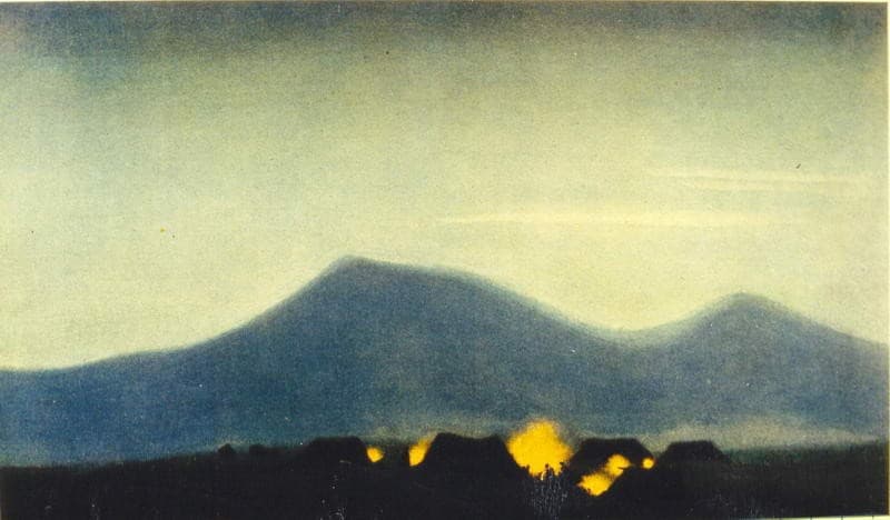 Tibetian camp — Nicholas Roerich