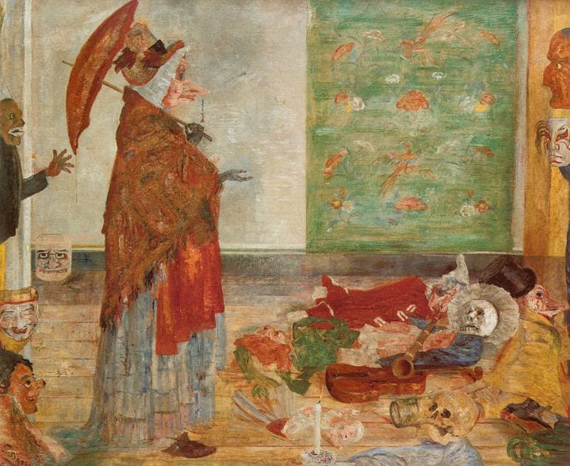The Astonishment of the Mask Wouse — James Ensor