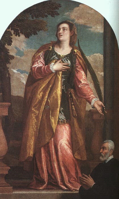 St. Lucy and a Donor — Paolo Veronese