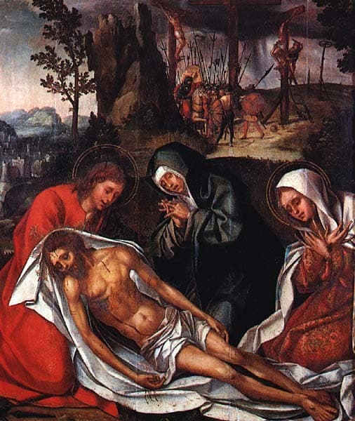 Cristo deposto da cruz — Cristovao de Figueiredo