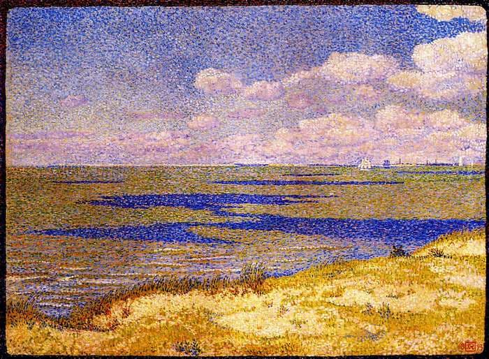 View of the River Scheldt — Théo van Rysselberghe