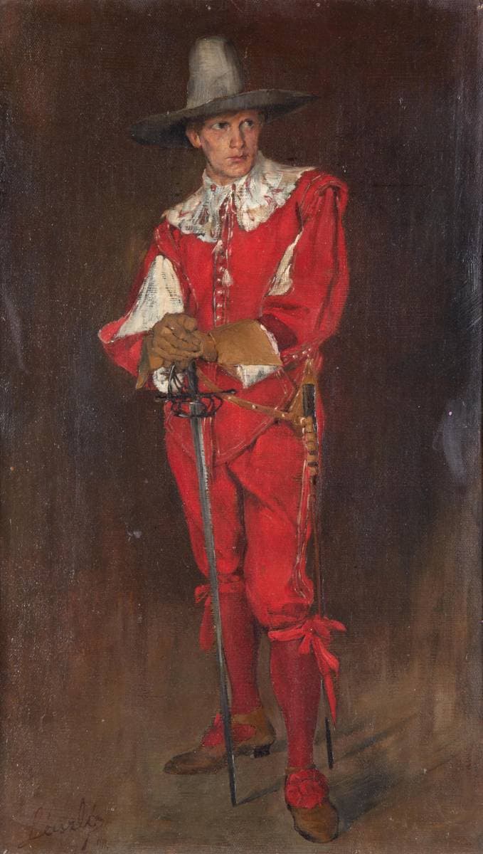 Cavalier in red — Philip de László