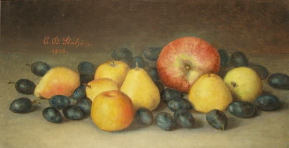 Still Life With Fruit — Constantin Stahi