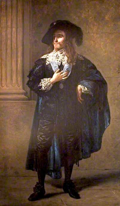 Henry Irving, as Charles I (from 'Charles I' by Percy Bysshe Shelley) — James Archer