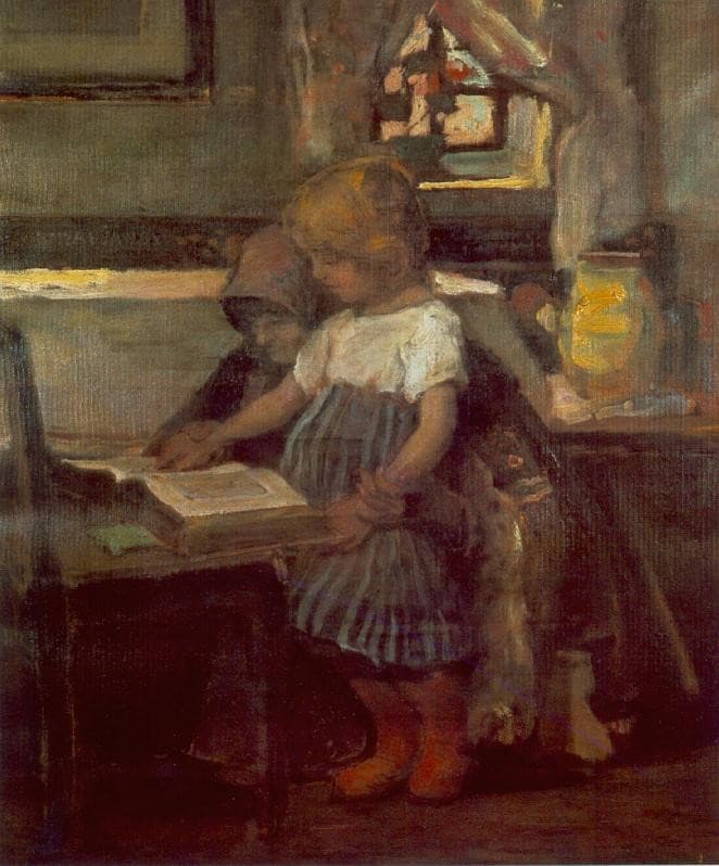 Lesson on the Farm — Janos Tornyai