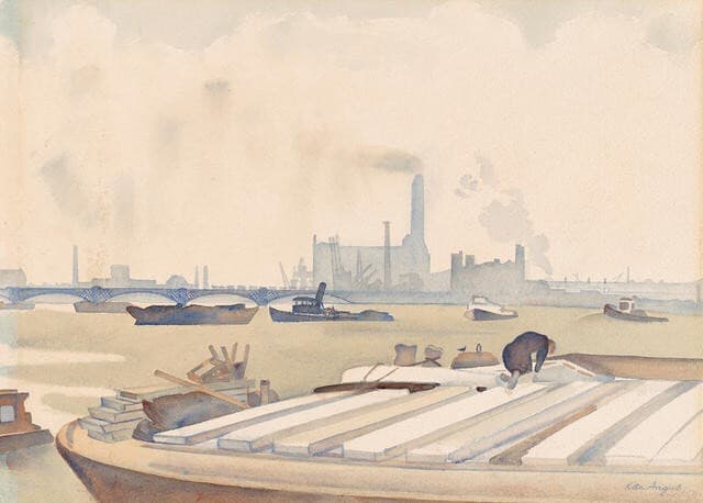 The Thames from Chelsea — Rita Angus
