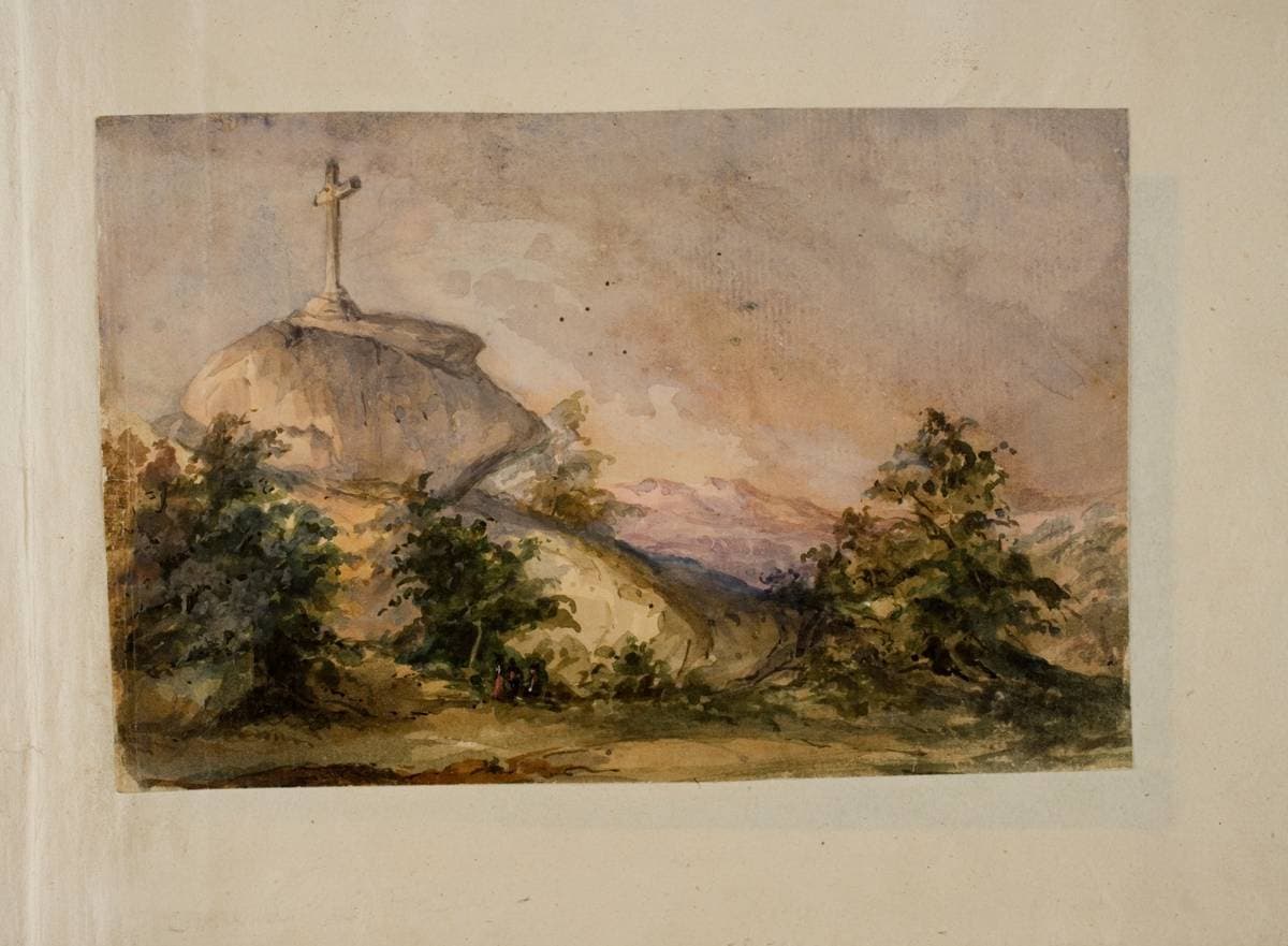 Cross of the Gallows in El Escorial — Martín Rico y Ortega