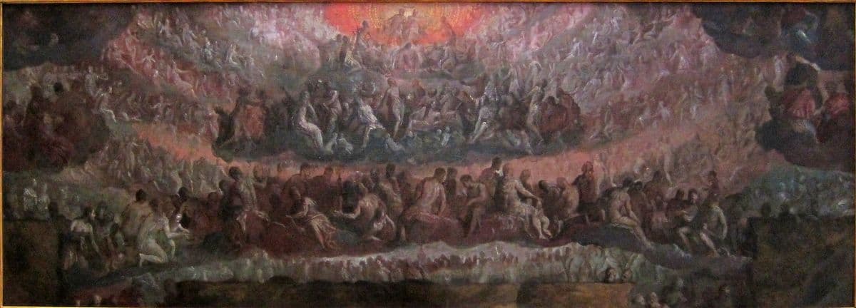 Sketch for Paradise (to decorate the room of the Grand Council of the ducal palace of Venice) — Paolo Veronese