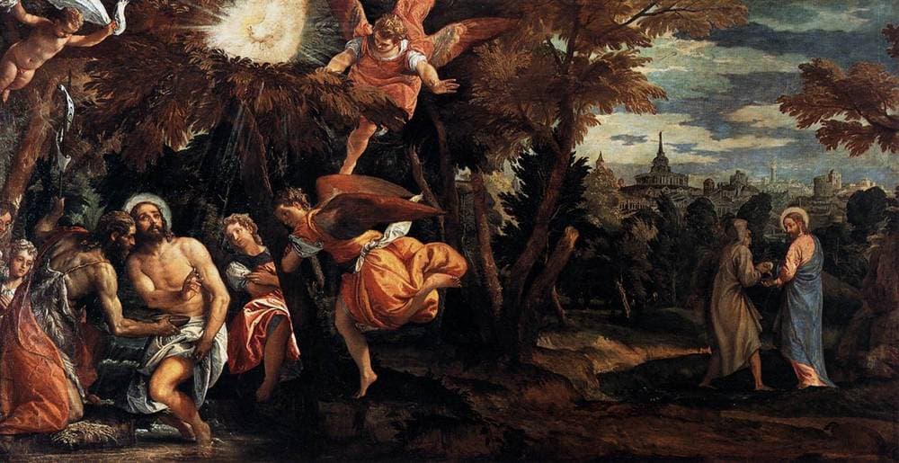 Baptism and Temptation of Christ — Paolo Veronese