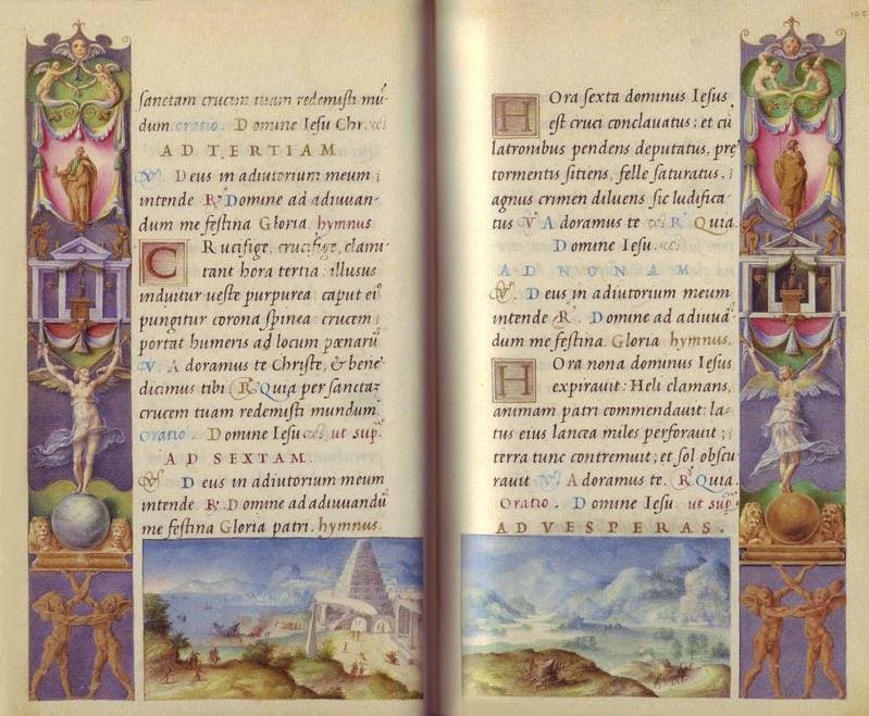 Pages from Farnese Hours — Giulio Clovio