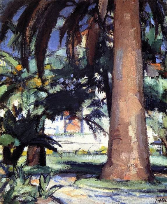 Palm Trees, Antibes — Samuel Peploe