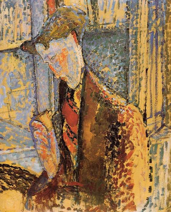 Portrait of Frank Burty Haviland — Amedeo Modigliani