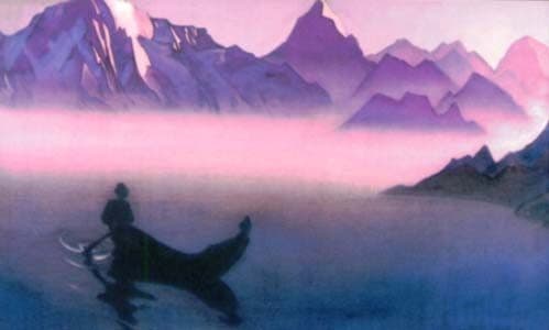 Messenger from Himalayas (Going home) — Nicholas Roerich