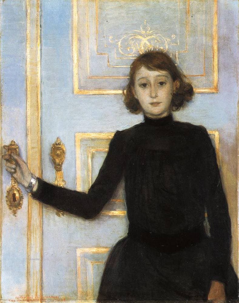 Portrait of Marguerite van Mons — Théo van Rysselberghe