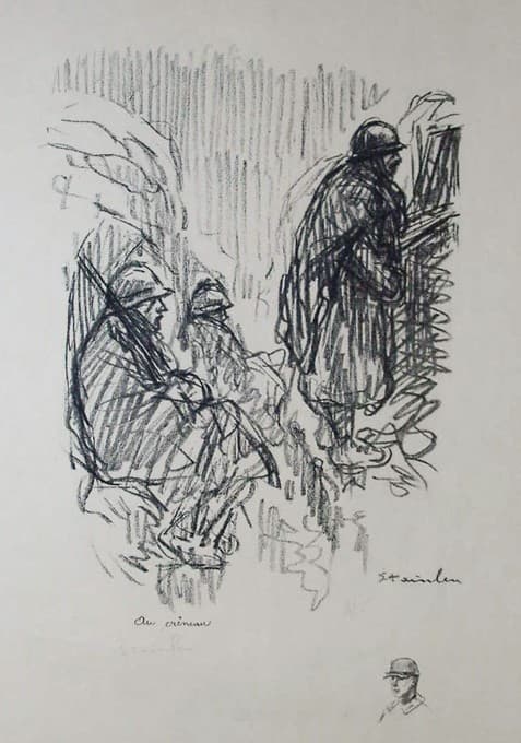 Au Creneau — Théophile Steinlen