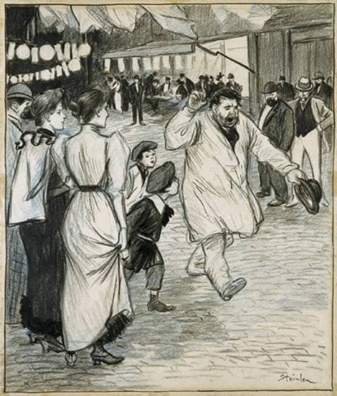 L'Electeur — Théophile Steinlen