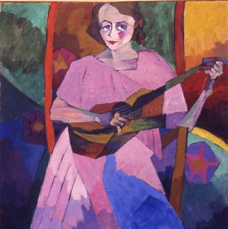 Woman with Guitar — Aristarkh Lentulov