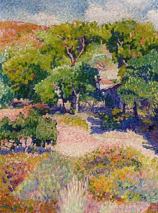 Cypresses — Henri-Edmond Cross