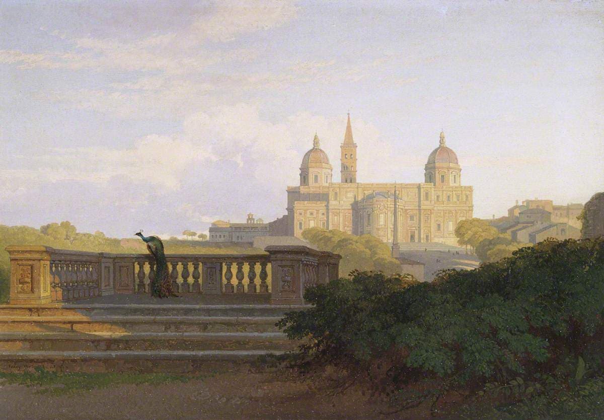 Santa Maria Maggiore seen from the Gardens — Penry Williams