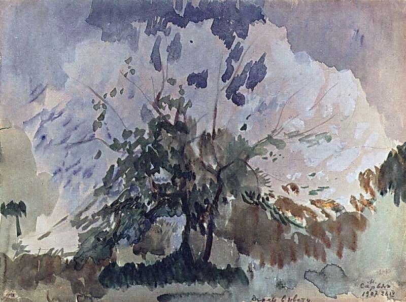 Blossoming tree — Martiros Saryan