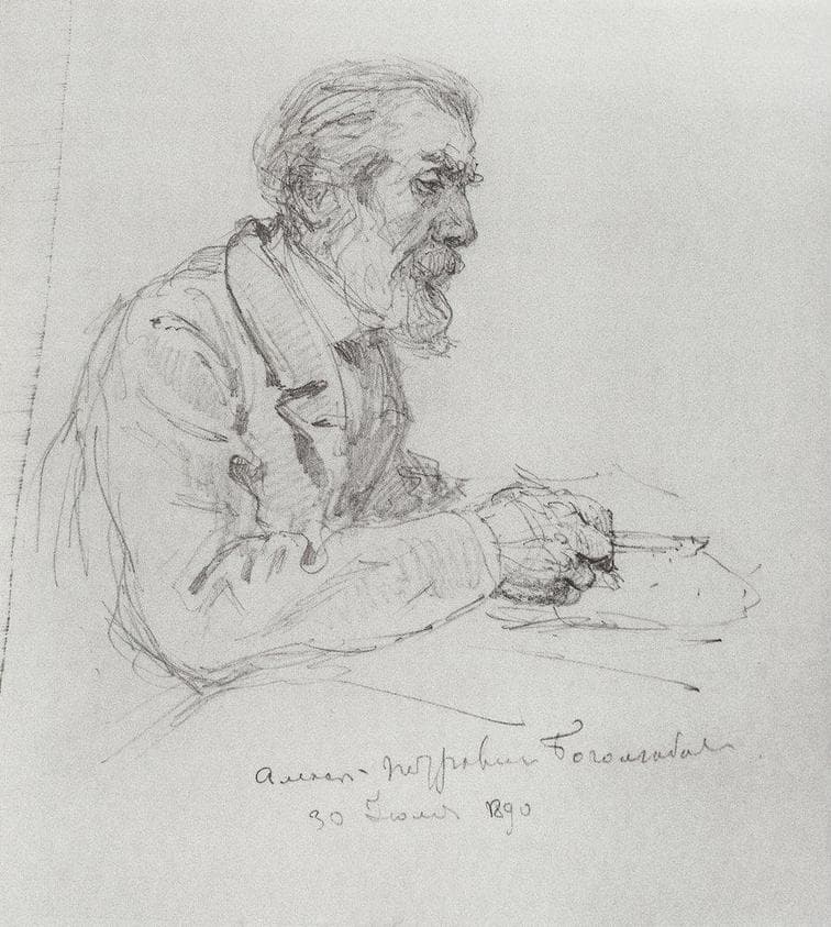 Portrait of A. P. Bogolyubov — Vasily Polenov