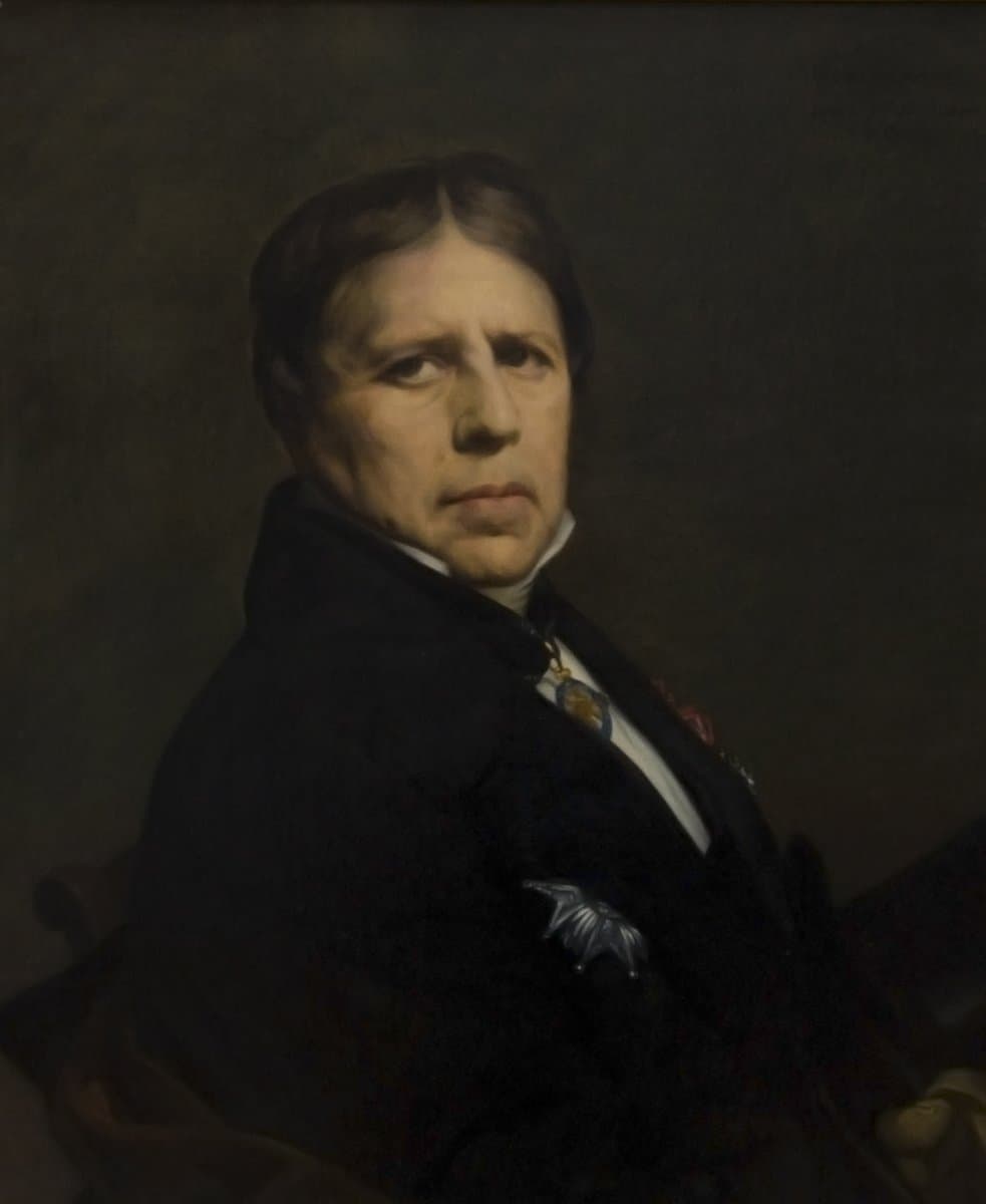 Self-Portrait at the age of 79 years old — Jean-Auguste-Dominique Ingres