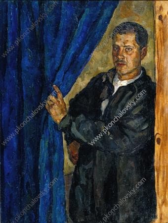 Portrait of Pyotr Konchalovsky, the son of the artist — Pyotr Konchalovsky