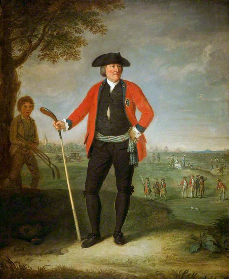 William Inglis, Surgeon and Captain of the Honourable Company of Edinburgh Golfers — David Allan