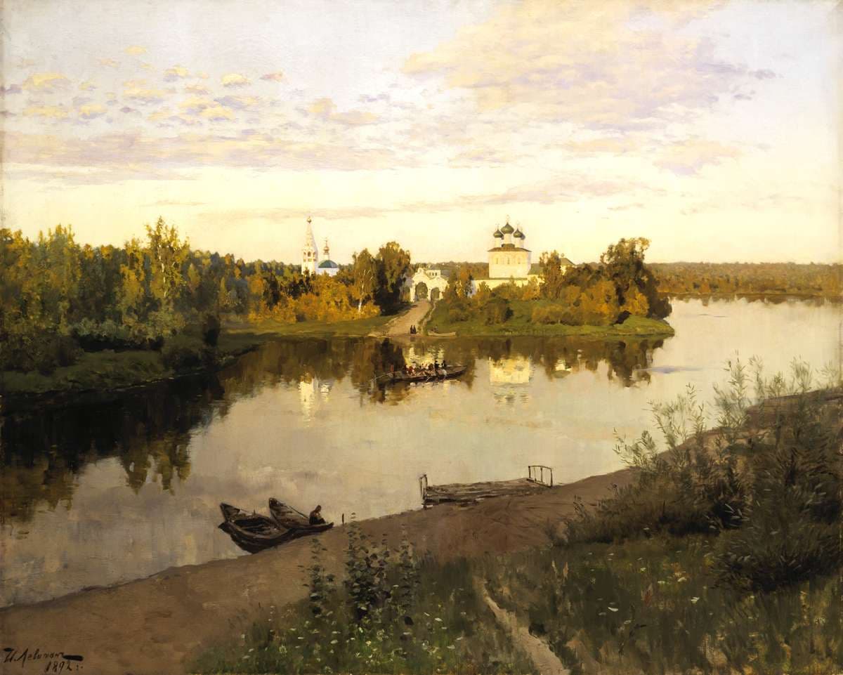 Vesper chimes — Isaac Levitan