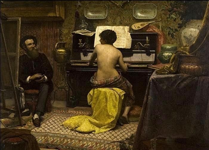 Model's rest — Jose Ferraz de Almeida Junior