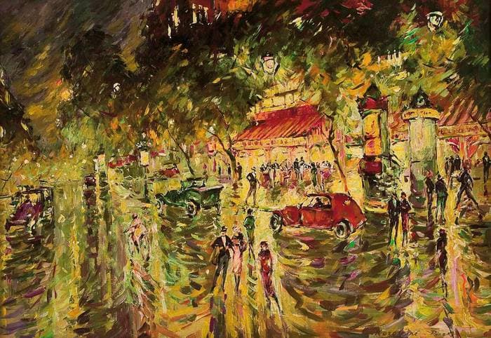 A Boulevard in Paris — Konstantin Korovin