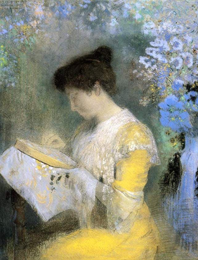 Portrait of Madame Arthur Fontaine — Odilon Redon
