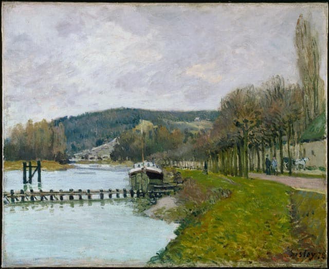 The Slopes of Bougival — Alfred Sisley