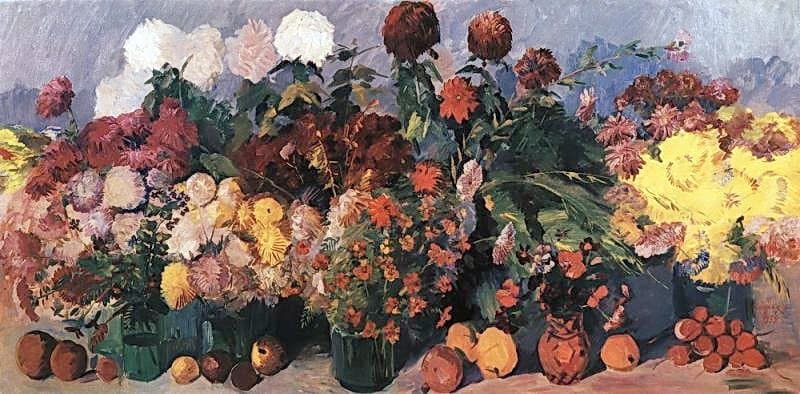Autumn flowers and fruits — Martiros Saryan