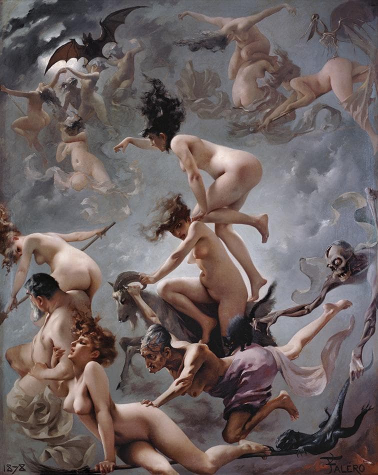 Witches Going to Their Sabbath — Luis Ricardo Falero