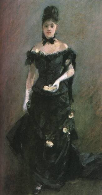 Before the Theatre — Berthe Morisot