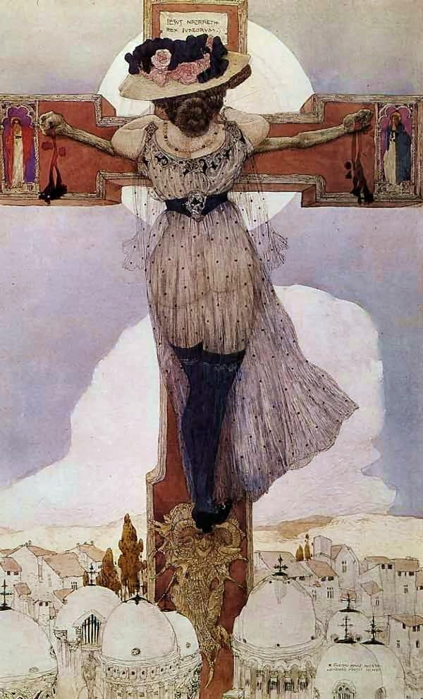 Mary The Magdala — Gustav Adolf Mossa