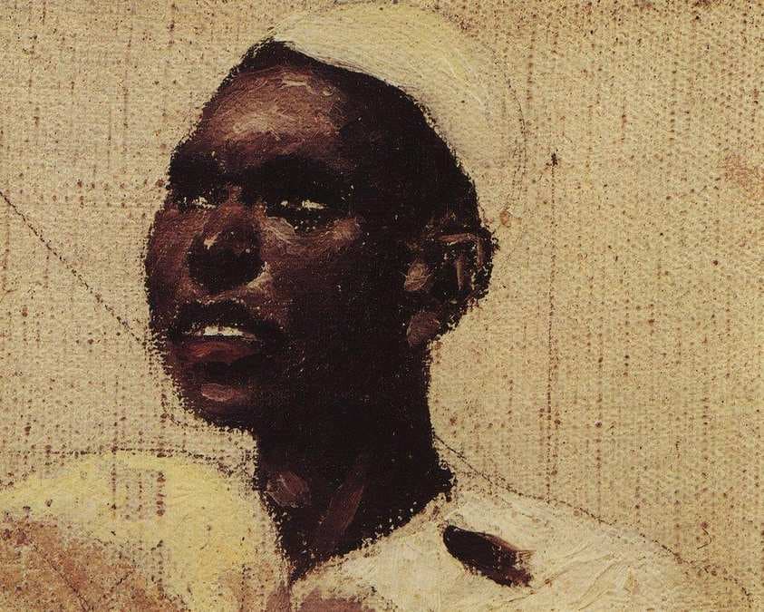 The head of nubian man — Vasily Polenov