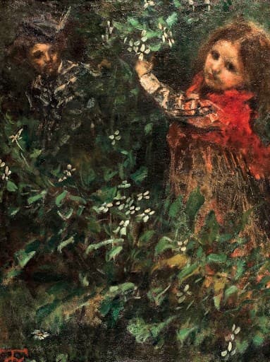 Portrait of children — Tranquillo Cremona