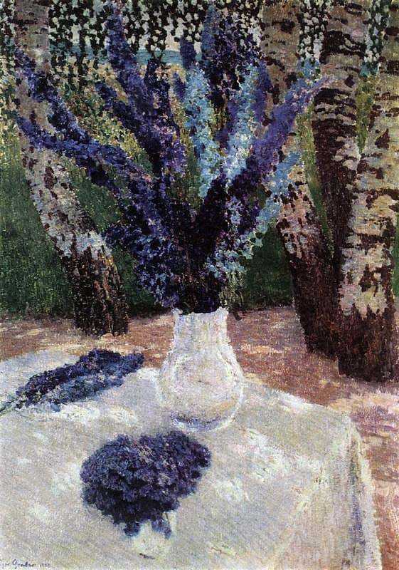Delphiniums — Igor Grabar
