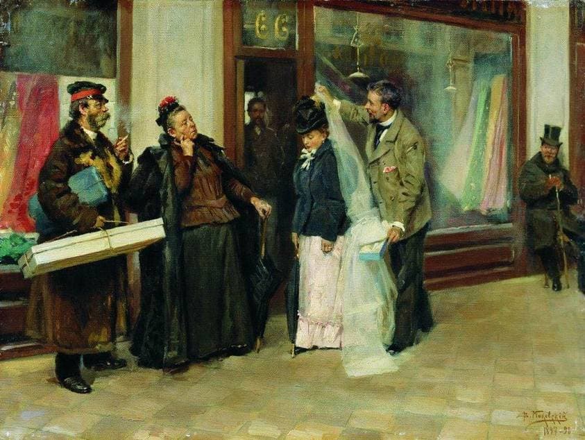 The Choice of Wedding Presents — Vladimir Makovsky