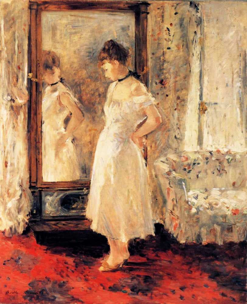The Cheval Glass — Berthe Morisot