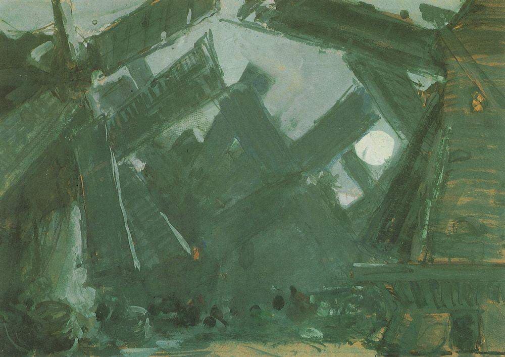 Among the mills — Konstantin Korovin