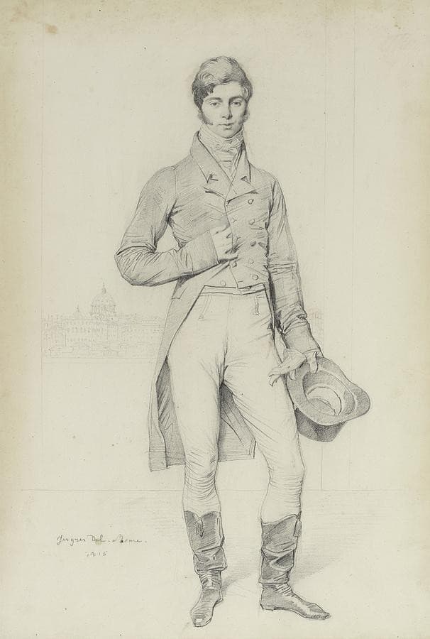 Portrait of Lord Grantham — Jean-Auguste-Dominique Ingres