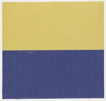 Yellow and Blue — Ellsworth Kelly